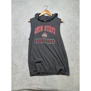 Ohio State buckeyes sleeveless t shirt hoodie sz large